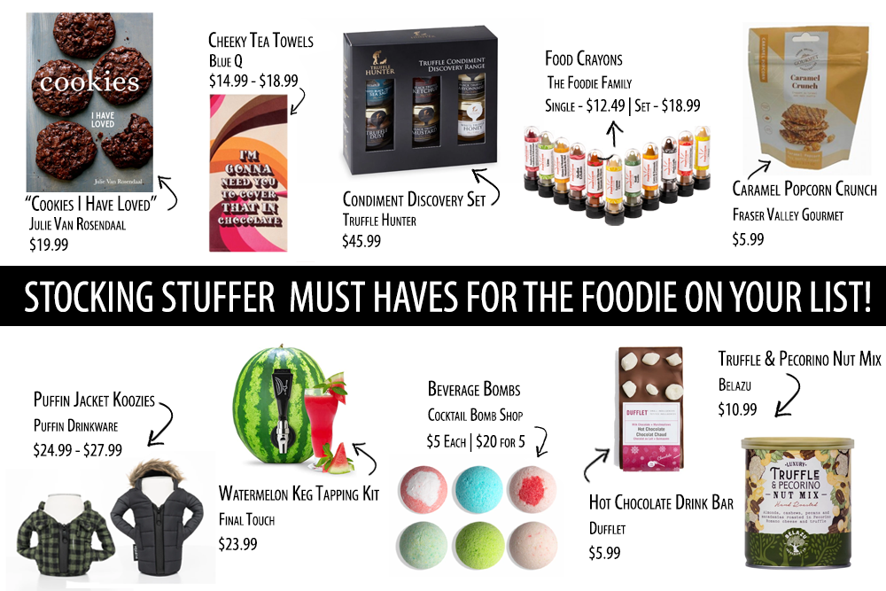 Stocking Stuffer Must Haves for the Foodie on Your List!
