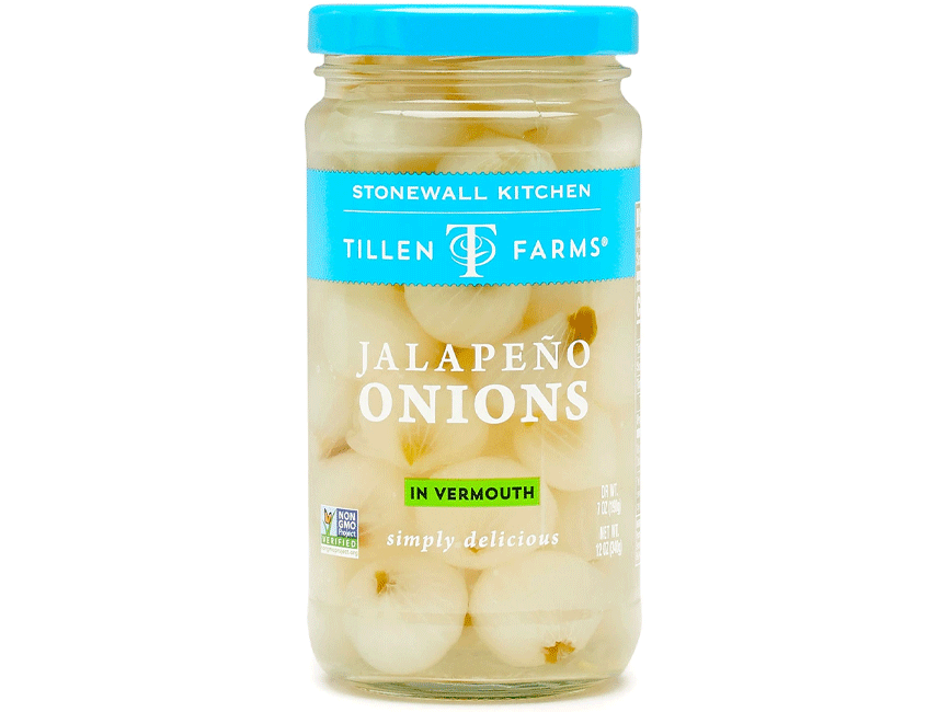 Stonewall Kitchen Tillen Farms Jalapeño Onions in Vermouth