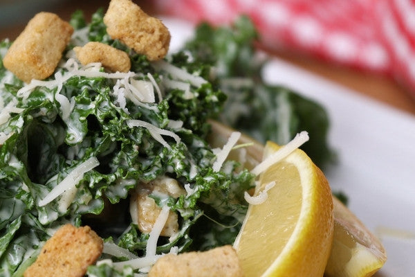 Quick Caesar Dressing + Fresh Croutons