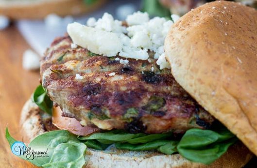 Mediterranean Turkey Burgers