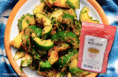 Easy Smashed Cucumber Salad