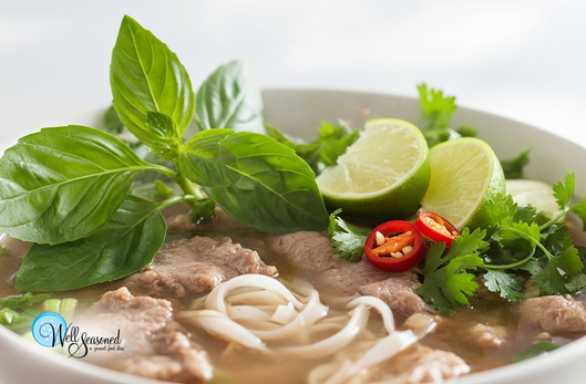 Fast Vietnamese Noodle Pho Soup