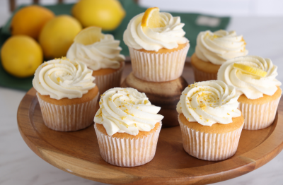 Lemon Elderflower Cupcakes