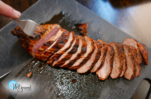 Mexican Vanilla Chili-Rubbed Pork Tenderloin