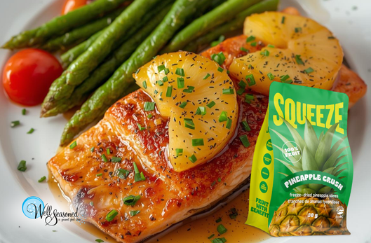 Pineapple Chili Glazed Salmon