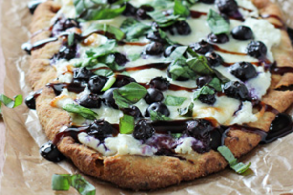 Blueberry Pizza on the BBQ
