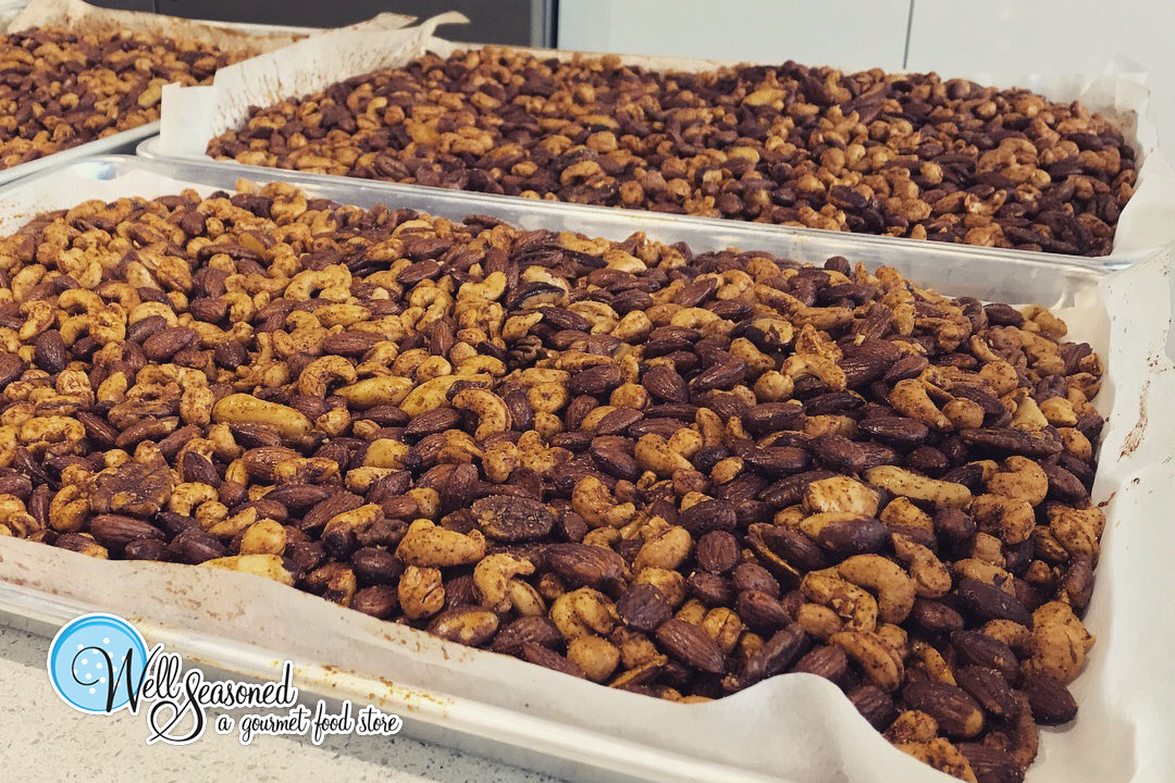Well Seasoned Sweet Spiced Roasted Nuts