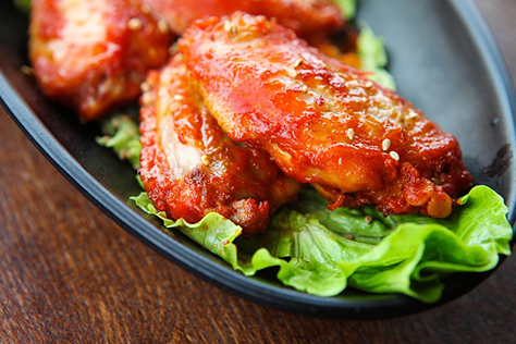 Spicy Cranberry Chicken Wings