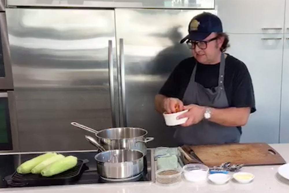 Cook Along with Chef Deniz: Whole Roasted Chilliwack Corn
