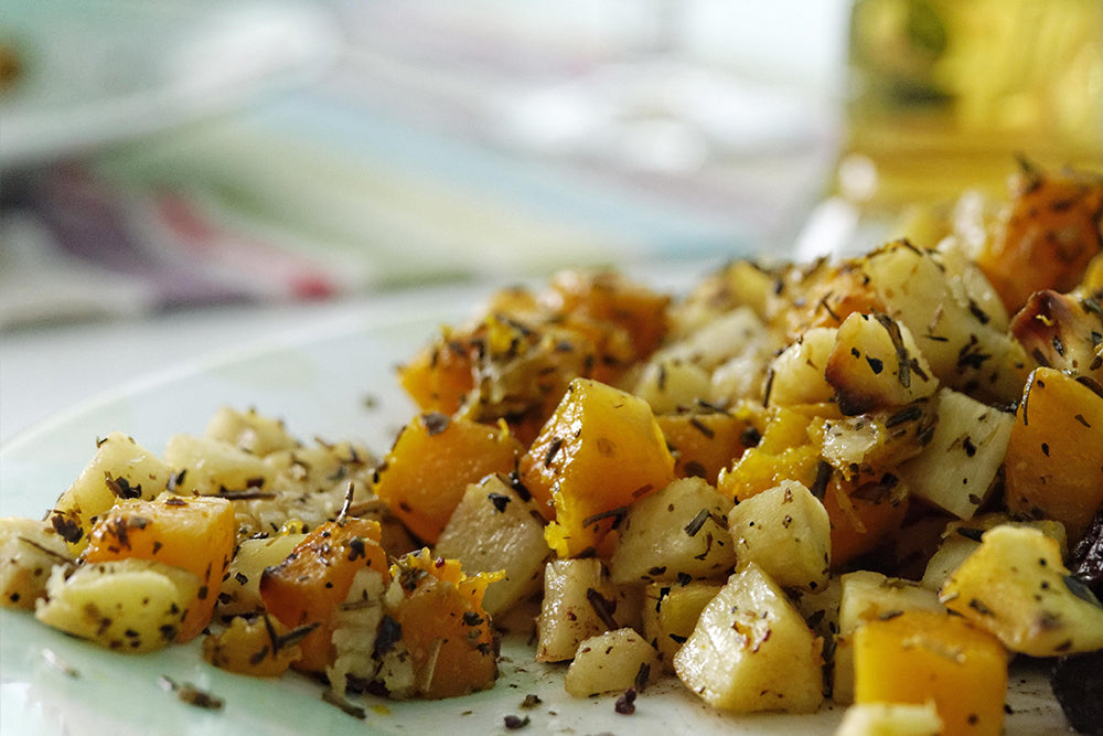 Turkey & Sweet Potato Hash with Poached Eggs & Blender Hollandaise - Turkey Leftovers... Recipes from LT