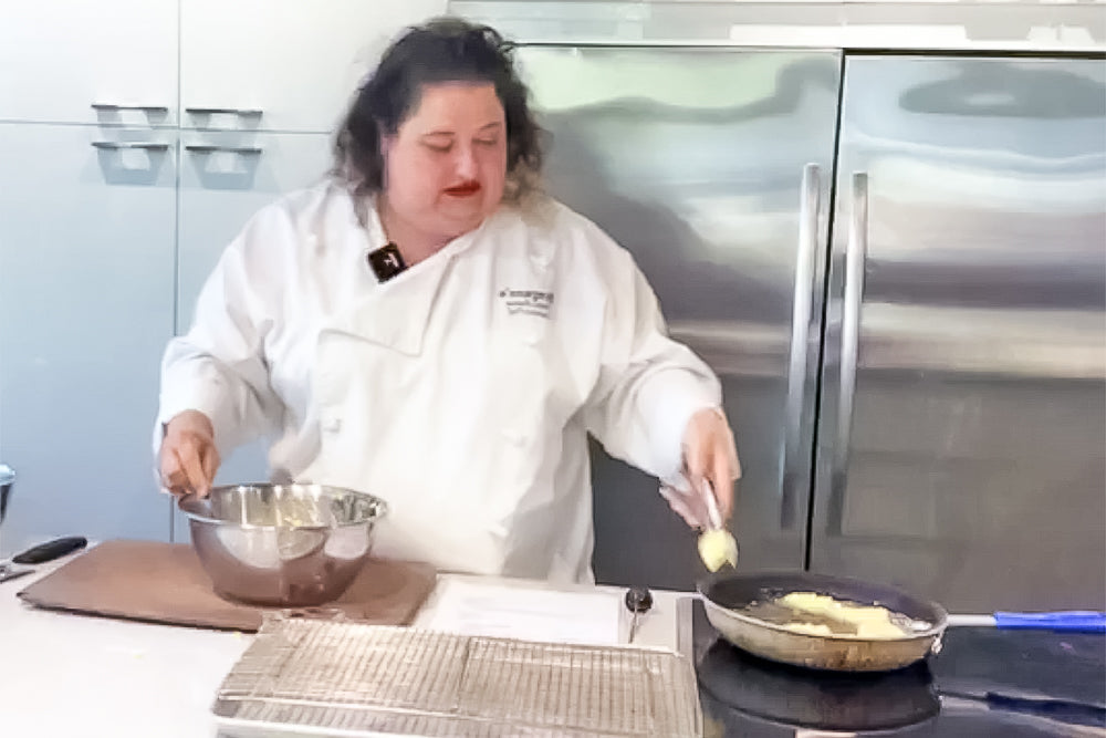 Chef Helena's Corn Fritters with Creamy Herb Dip: Kids Cook