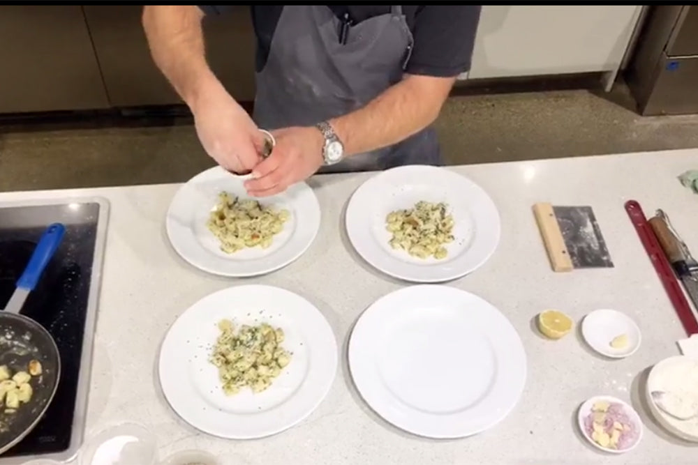 Cook Along with Chef Deniz: Caramelized Ricotta Gnudi with Sage, Pecorino and Hunter Browns Brown Butter