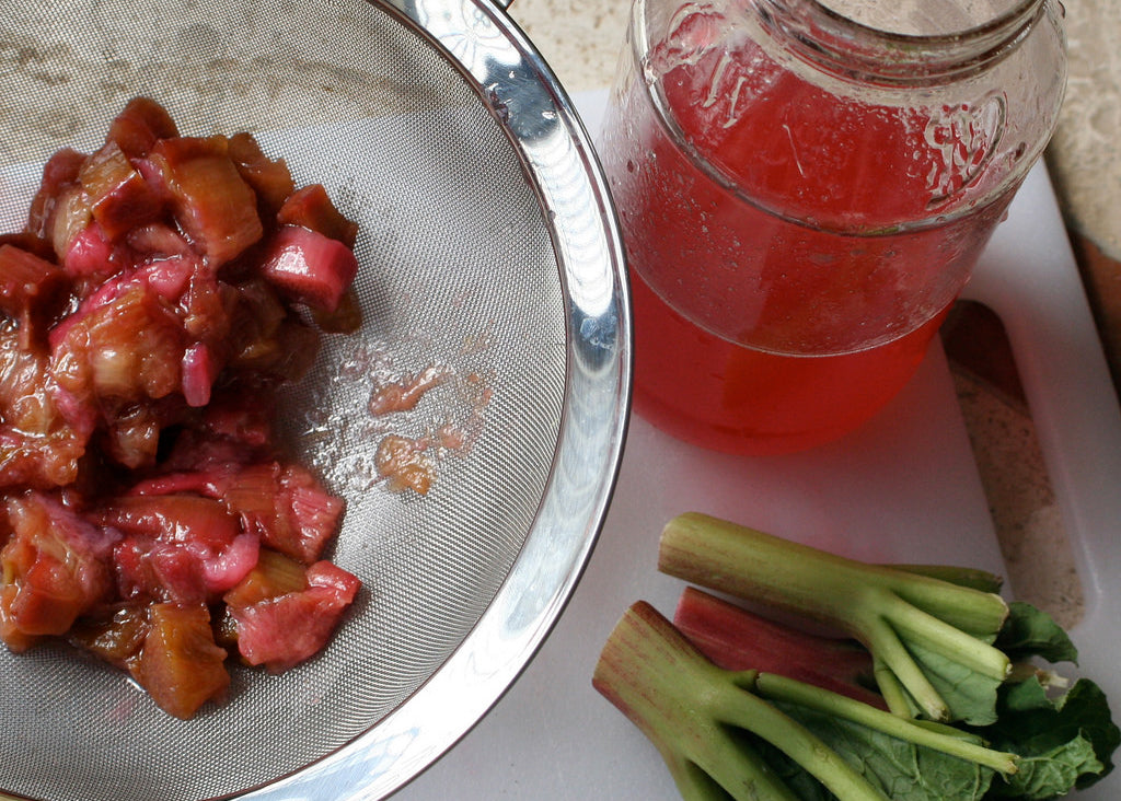 Rhubarb Syrup: Mother's Day Breakfast in Bed