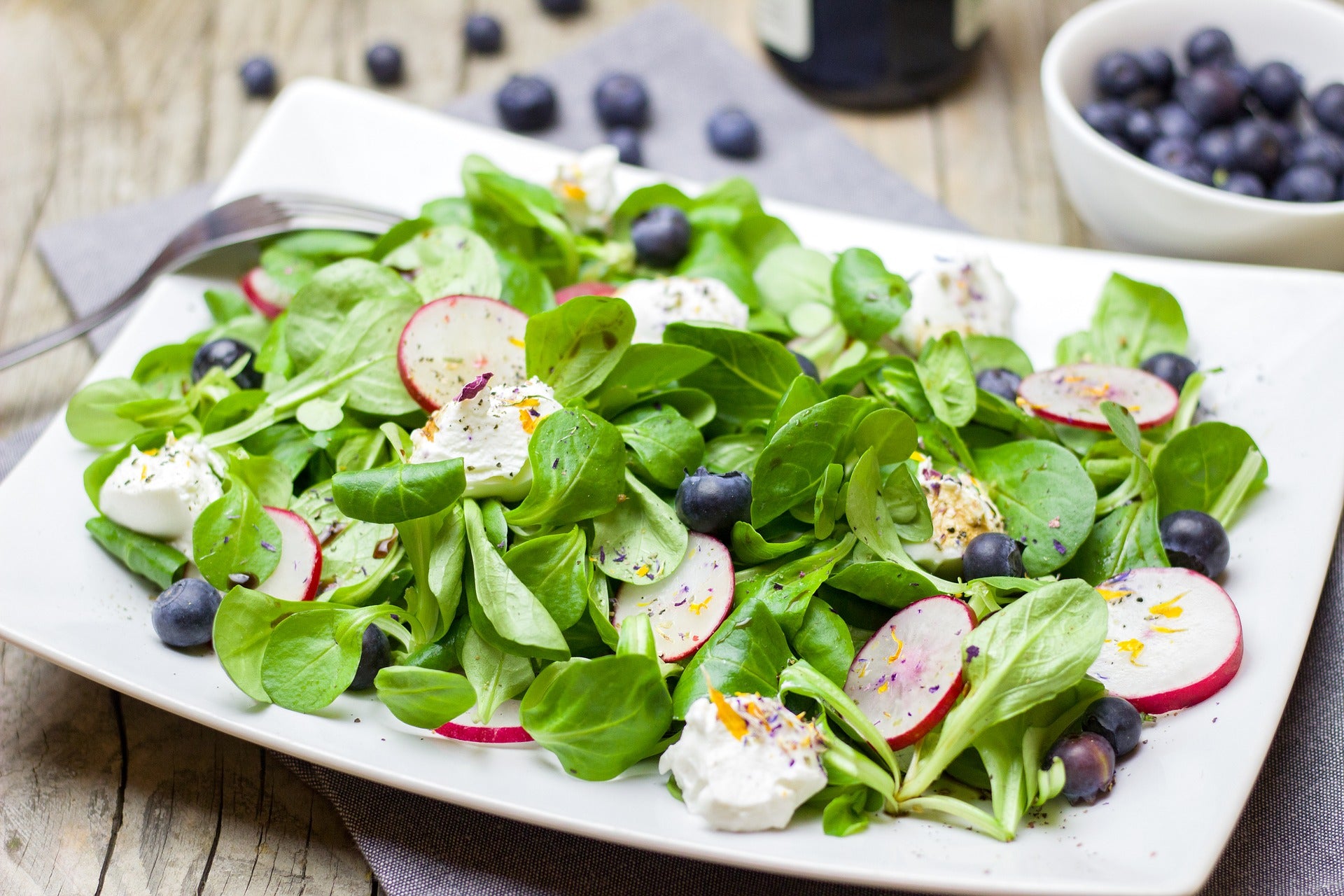Crispy Goat Cheese Salad with Spring Greens and Truffle Vinaigrette | Recipe | Well Seasoned, a gourmet food store