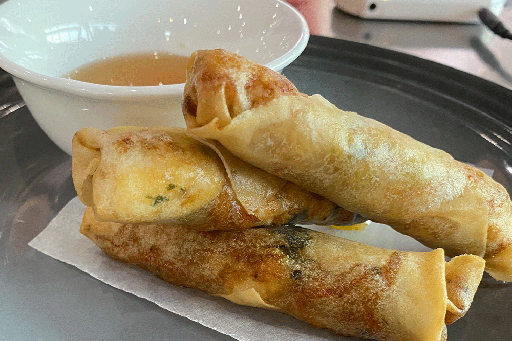 Cook Along with Chef Deniz: Crispy Spring Rolls with Halibut, Vegetables and Nuoc Cham Dressing