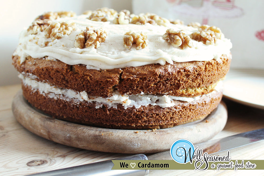 Cardamom Carrot Cake ft. October's Spice of the Month