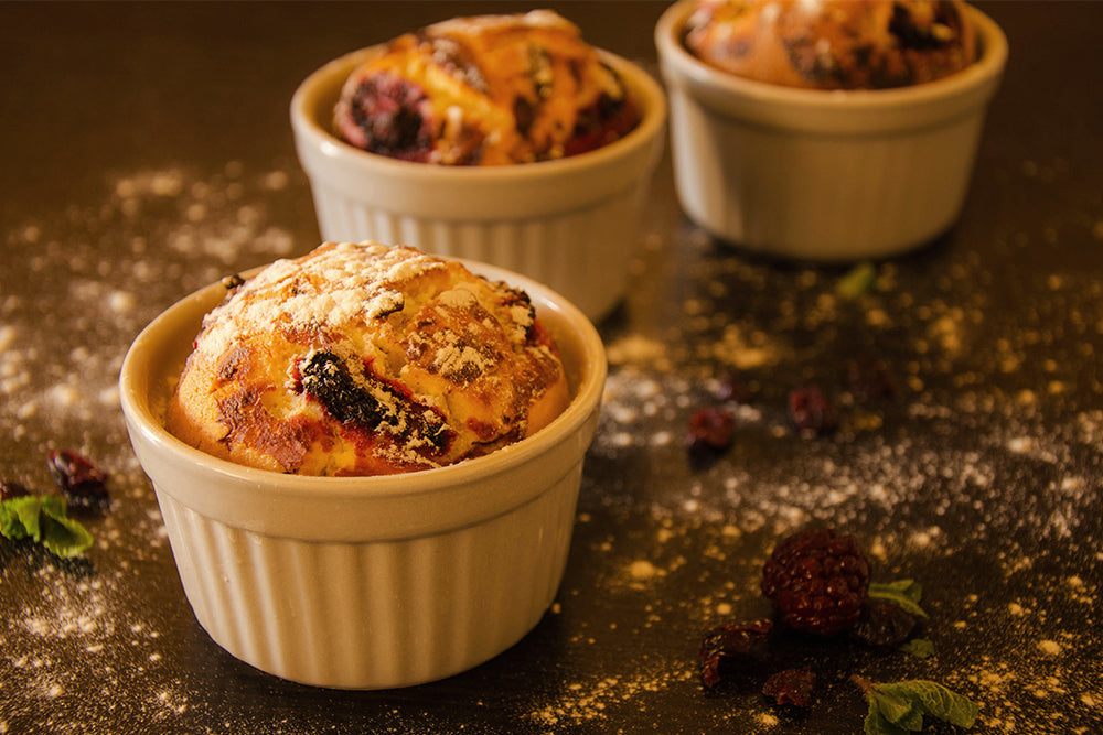 Panettone Egg Nog Bread Pudding Muffins: 2nd of our 12 Days of Recipes annual series