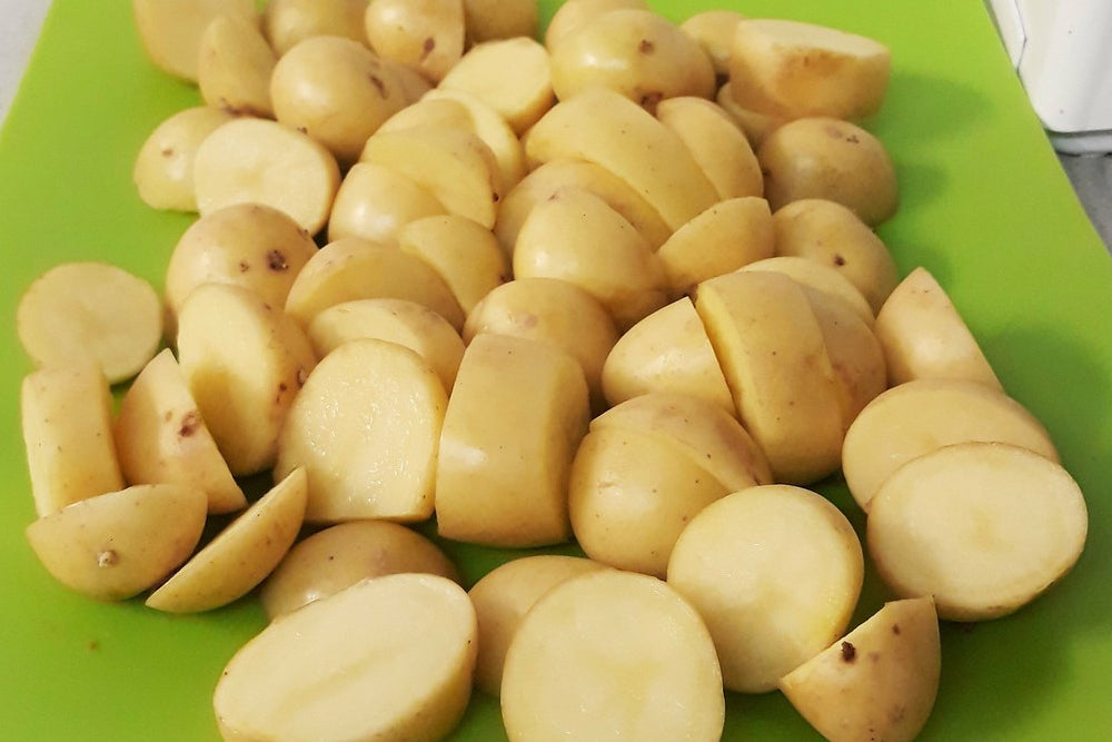 Late Summer Foil Pouch Series: Curried New Potatoes