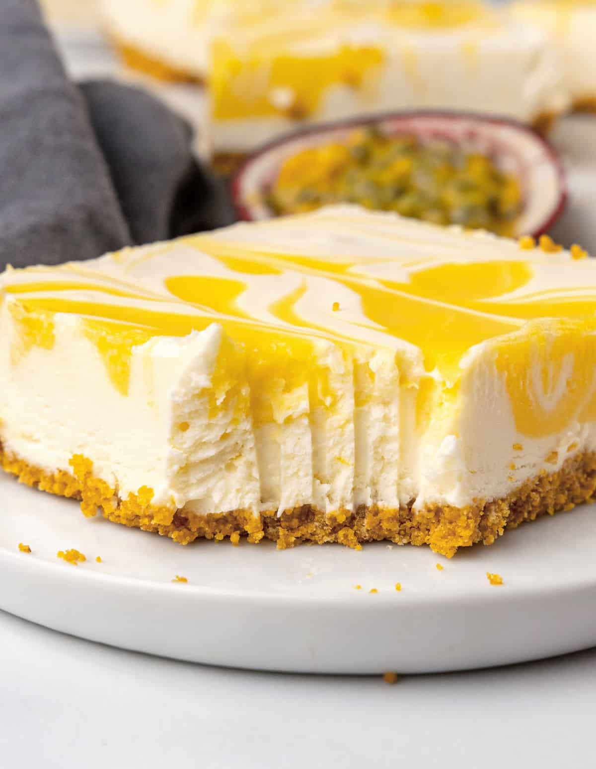 Gourmet to Go Seasonal Desserts: Passion Fruit Cheesecake