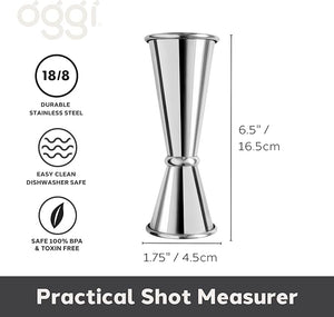 OGGI Stainless Steel Japanese Jigger