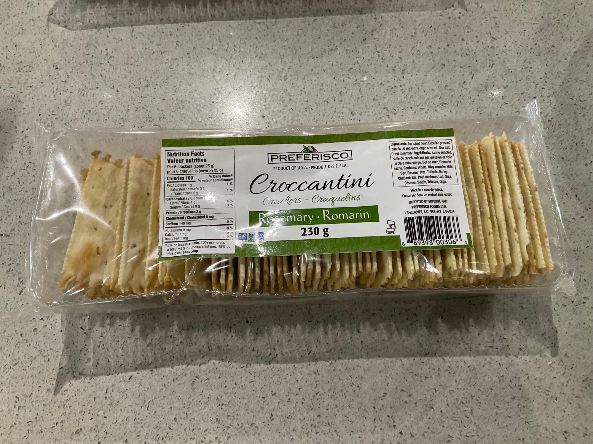 PREFERISCO Croccantini Crackers