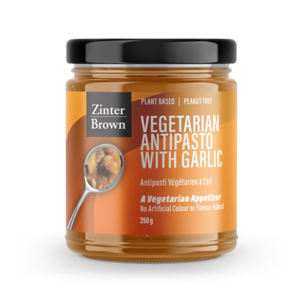 Zinter Brown Vegetarian Antipasto with Garlic