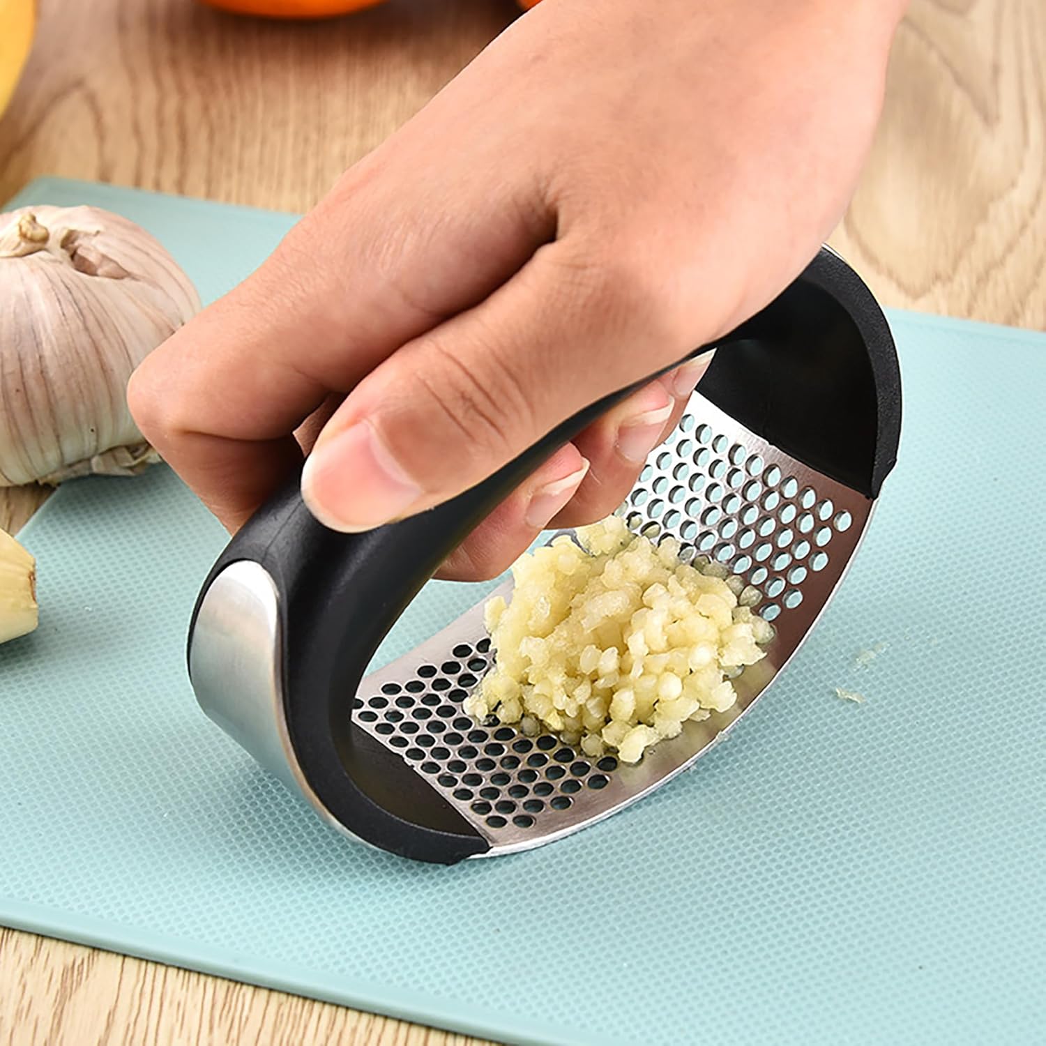 Fox Run Stainless Steel Garlic Rocker