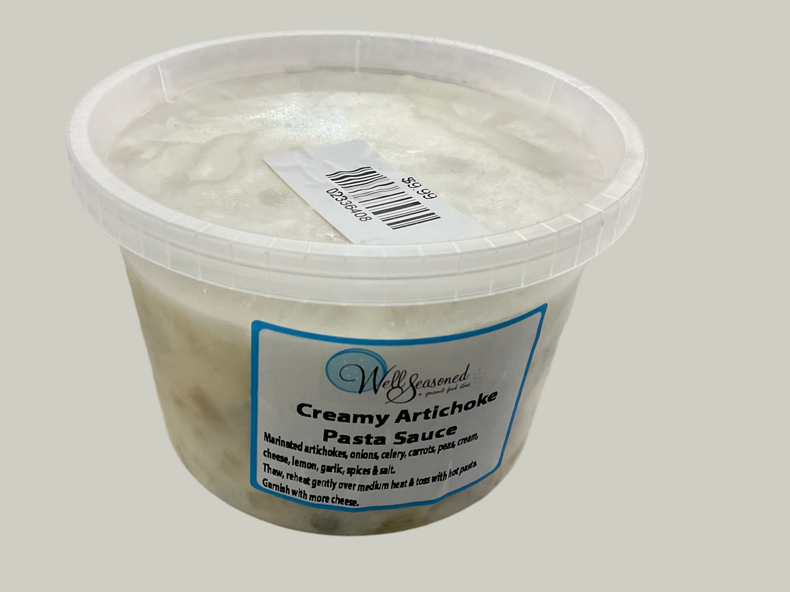 Gourmet to Go Entrée: Creamy Artichoke Pasta Sauce (V)