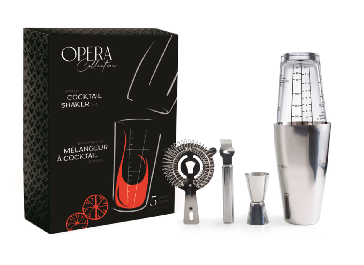Opera Collection Boston Cocktail Shaker Set
