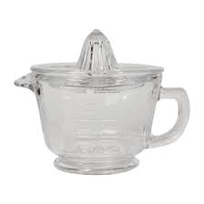 Now Designs by DANICA Glass Citrus Reamer with Measuring Cup