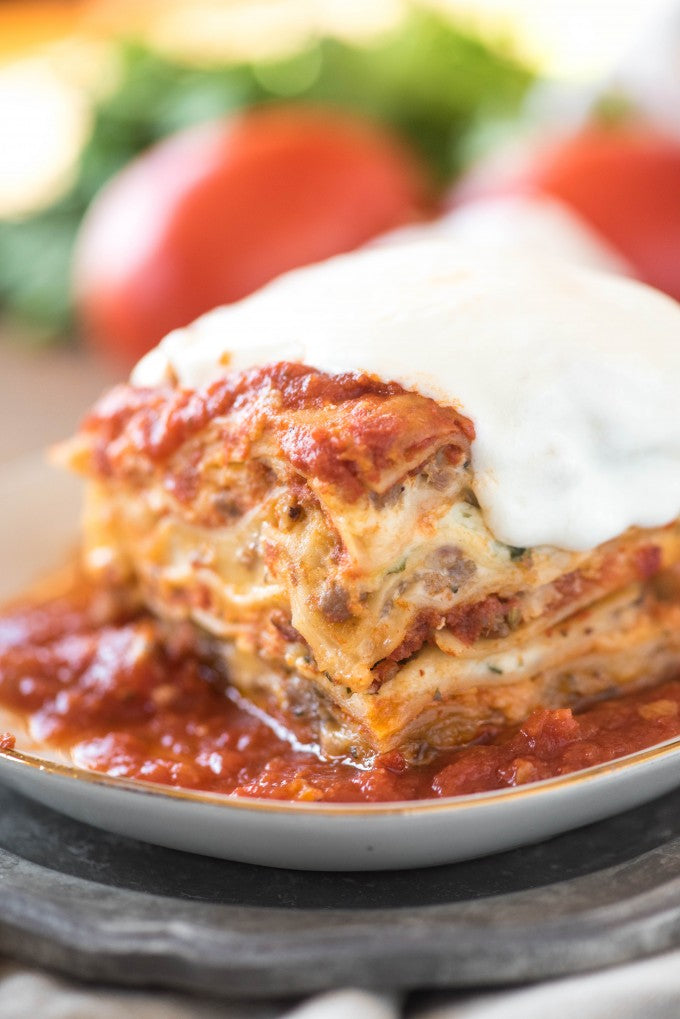 Gourmet to Go Entrée: Lasagna with Italian Sausage