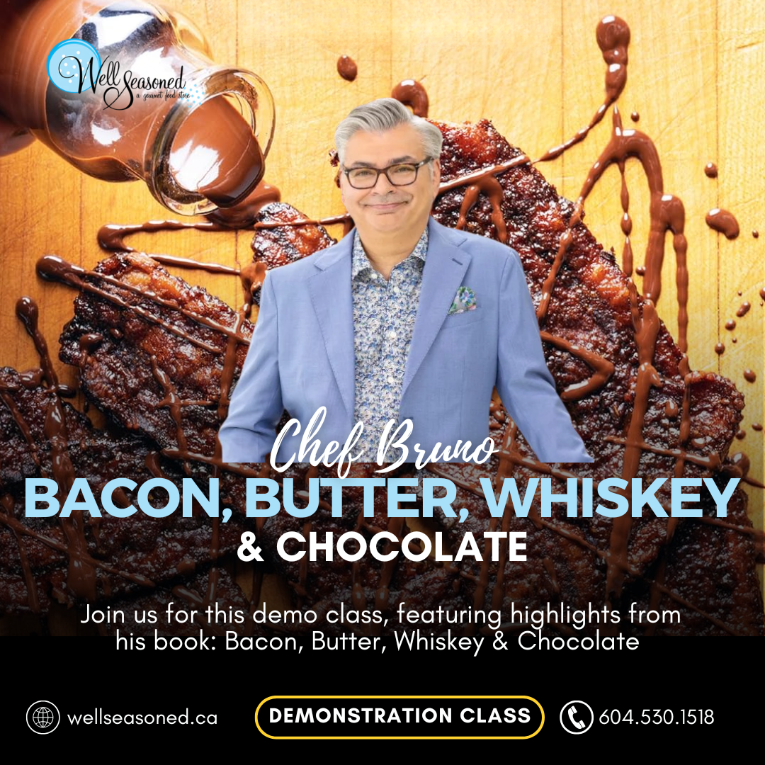 Apr 3 | Bacon, Butter, Whiskey, & Chocolate Highlights w/ Chef Bruno