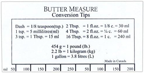 Butter Ruler Homemade Fox Run Butter Ruler - Well Seasoned