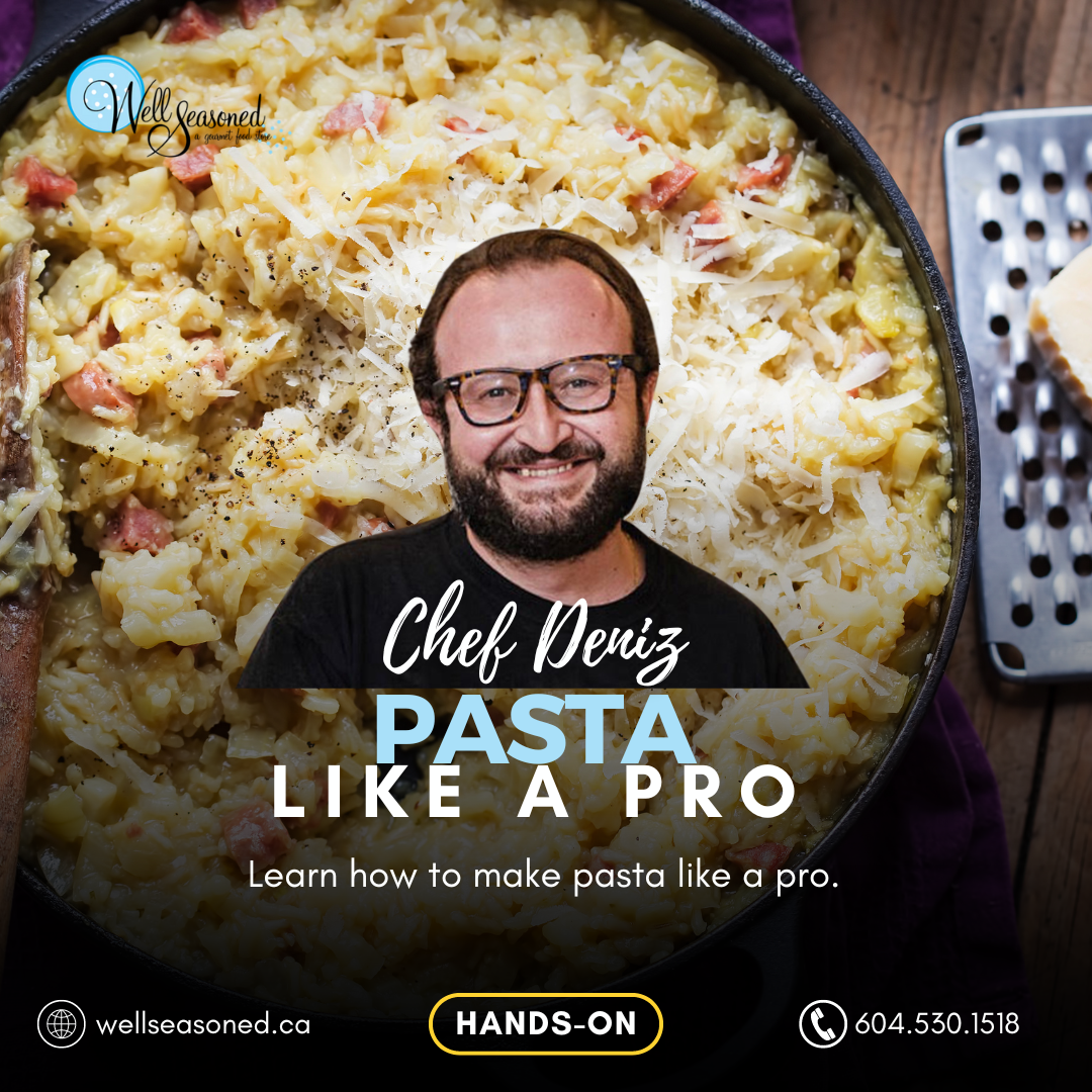 Oct 29 | Pasta Like A Pro w/ Chef Deniz