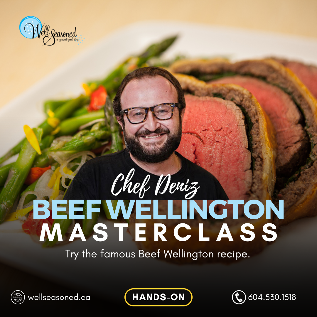 May 12 | Beef Wellington Masterclass w/ Chef Deniz