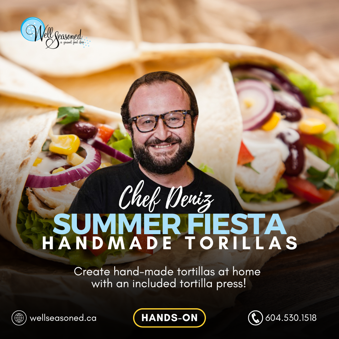 Nov 5 | Summer Fiesta - Handmade Tortillas w/ Chef Deniz