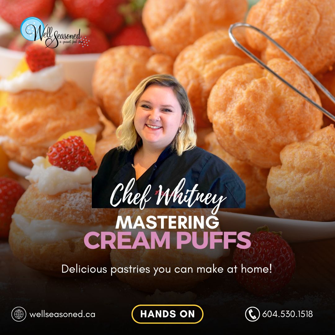 May 4 | Mastering Cream Puffs Class w/ Chef Whitney