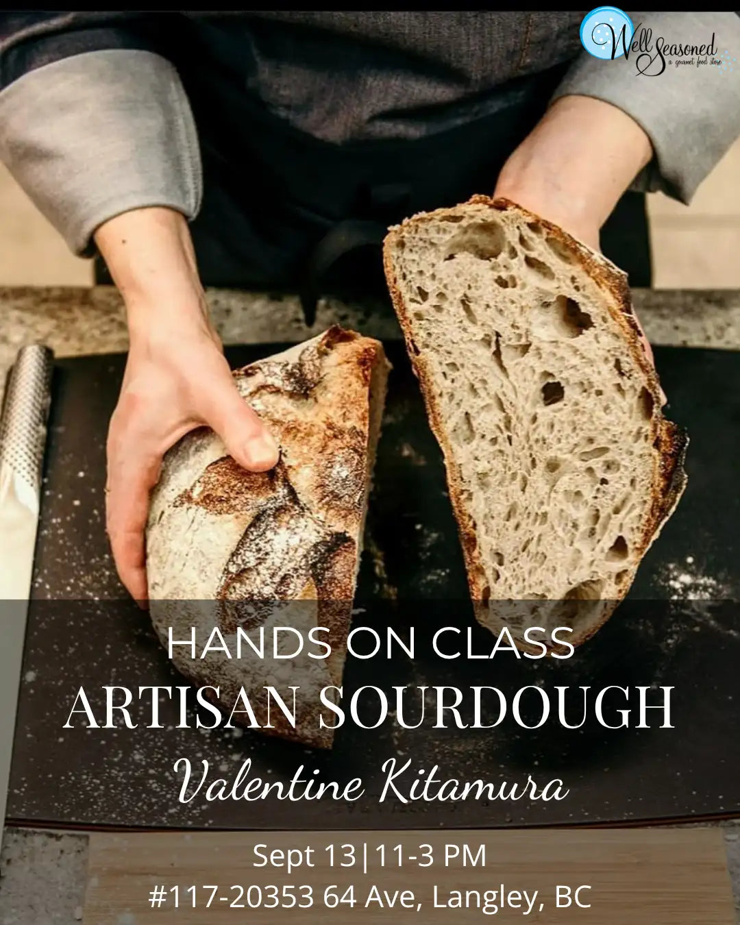 Sept 13 | Artisan Sourdough w/ Valentine Kitamura
