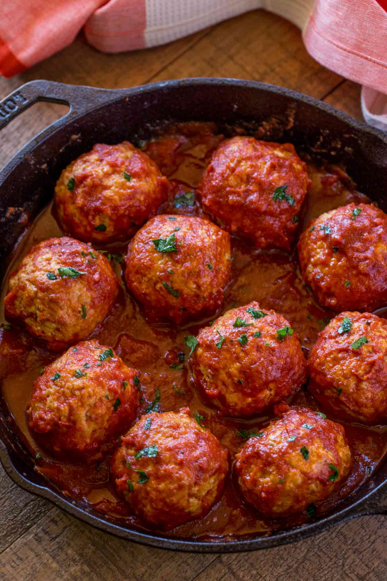 Gourmet to Go Frozen Entreé: Chicken Meatballs with Tomato Sauce
