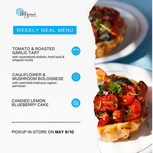 Weekly Meal Pick-Ups: Well Seasoned Gourmet-To-Go