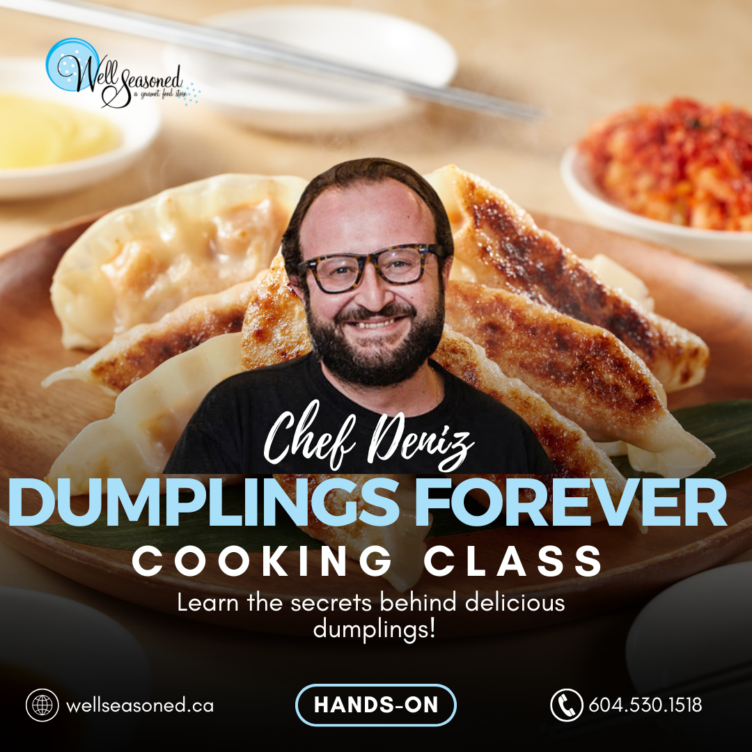 Oct 29 | Dumplings Forever w/ Chef Deniz