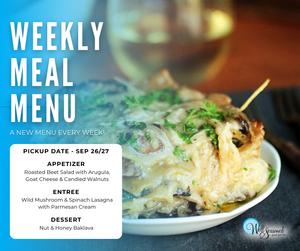 Weekly Meal Pick-Ups: Well Seasoned Gourmet-To-Go