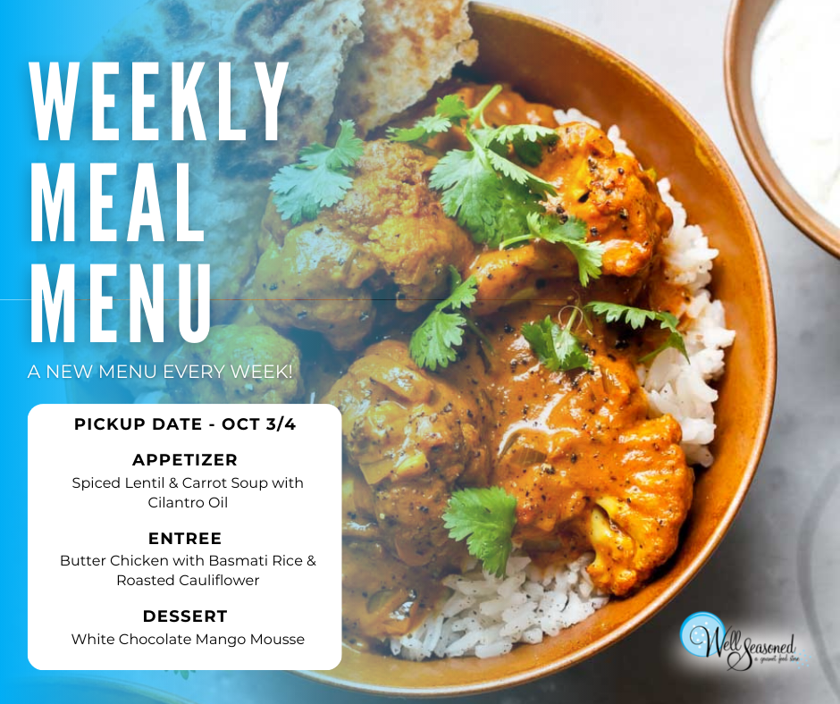Weekly Meal Pick-Ups: Well Seasoned Gourmet-To-Go