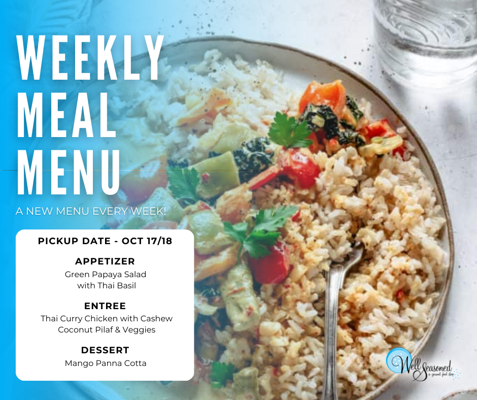 Weekly Meal Pick-Ups: Well Seasoned Gourmet-To-Go