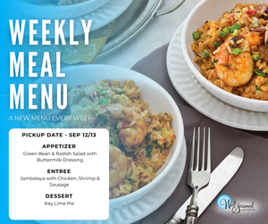 Weekly Meal Pick-Ups: Well Seasoned Gourmet-To-Go