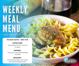 Weekly Meal Pick-Ups: Well Seasoned Gourmet-To-Go