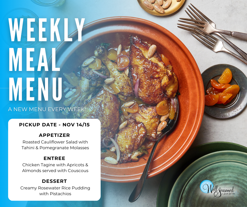 Weekly Meal Pick-Ups: Well Seasoned Gourmet-To-Go