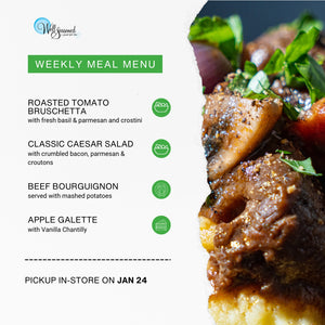 Weekly Meal Pick-Ups: Well Seasoned Gourmet-To-Go