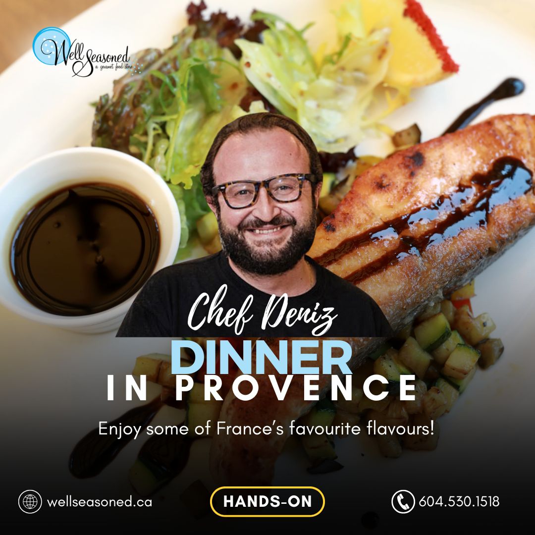 Nov 17 | Dinner in Provence w/ Chef Deniz