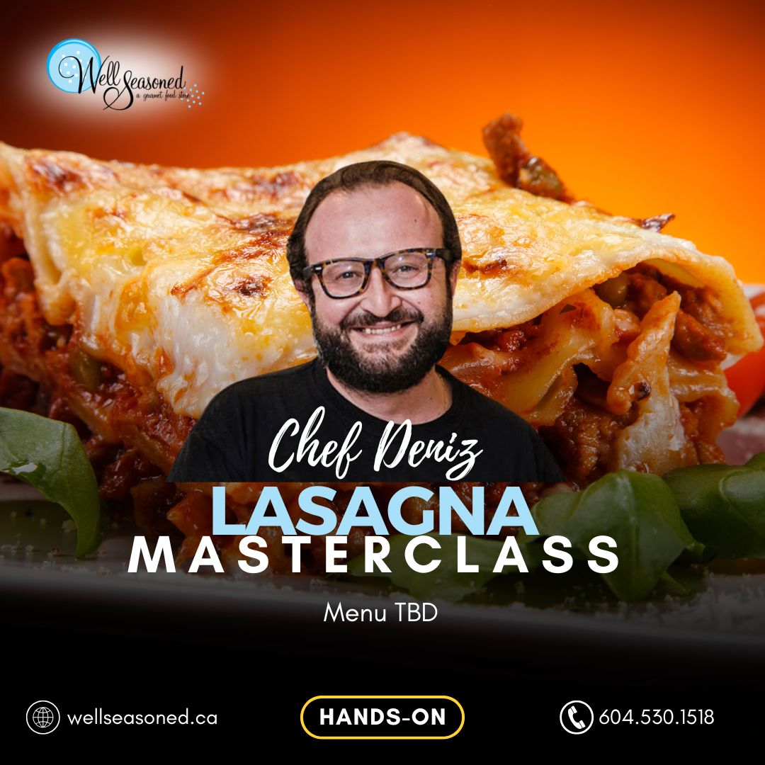 May 5 | Lasagna Masterclass w/ Chef Deniz